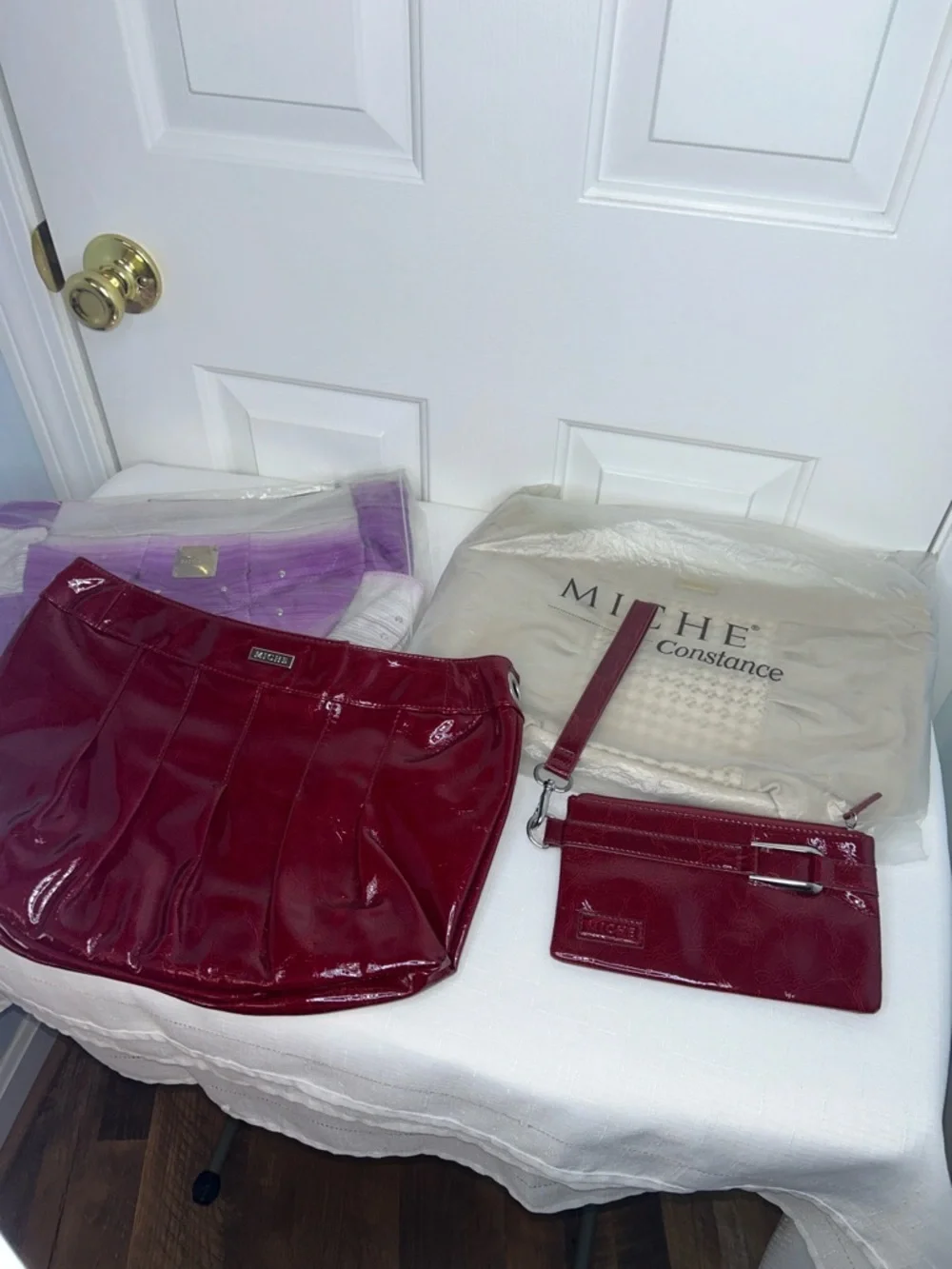 Miche Interchangeable bag Covers with Matching Wristlet Set of 4 - Picture 13 of 13
